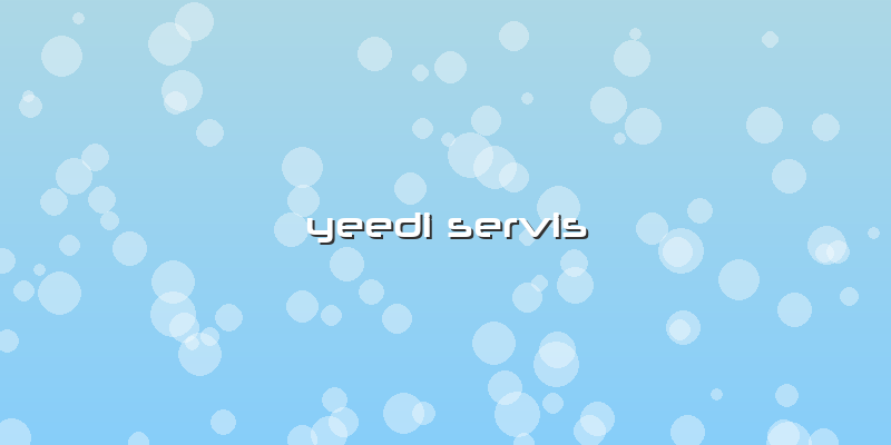 Yeedi Servis